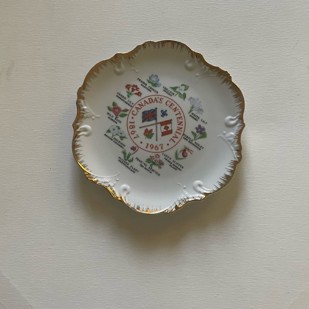 60s Mid Century - Canada’s Centennial Collectible Plate